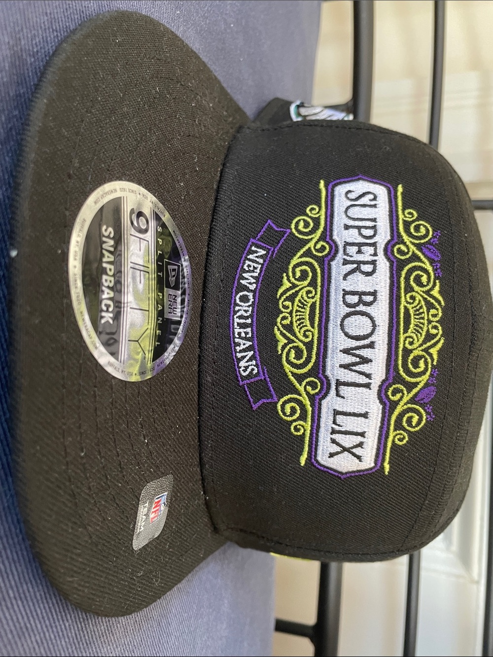 New Era Super Bowl LIX New Orleans Black Snapback Hat